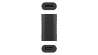 Adaptador USB 3.1 C Fêmea - Fêmea preto