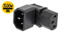 Conector SFO angulado Macho a Hembra