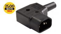 Conector SFO 220V Macho acodado derecha