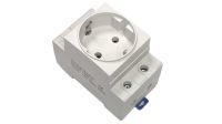 Base modular encajable 10A / 16A 230V 2 mod. DIN