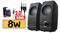 Altavoces de escritorio USB Trust Remo 2.0 8W Negro