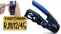 Alicate crimpador RJ45 Fastcrimp profesional con pelacables