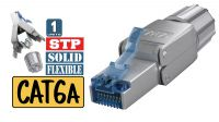 Conector RJ45 FTP Cat.6A 08P toolless