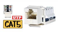 Conector UTP RJ45 F Cat-5