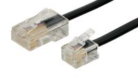 Adaptador Tel./Fax RJ11-RJ45 Negro