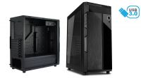 Caja ATX 2 x USB 3.0 frontal metal Negra