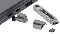 Herramienta para insertar y extraer bloqueadores USB-C con 6 bloqueadores
