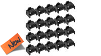 Protector y bloqueador para puerto RJ45 Negro (20)