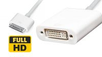 Cable adaptador DVI para iPad/iPhone/iPod