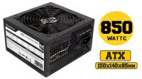 Fuente De Alimentación Gaming Courage ATX 850W PFC Activo Ventilador Silencioso 120mm