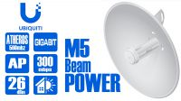 PowerBeam M5 5GHz 150+ Mbps 25dBi (7 piezas)
