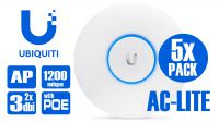 Ponto de acesso Unifi 2.4GHz 300Mbps/5GHz 867Mbps 802.11ac MIMO UAP-AC-LITE (5pack)