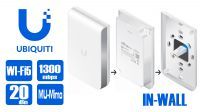 Ponto de acesso Unifi In Wall Dual Band 20dBm UAP-AC-IW