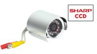 Cámara CCD Sharp 1/4" 420 líneas 18 LEDs IR alcance 20 m